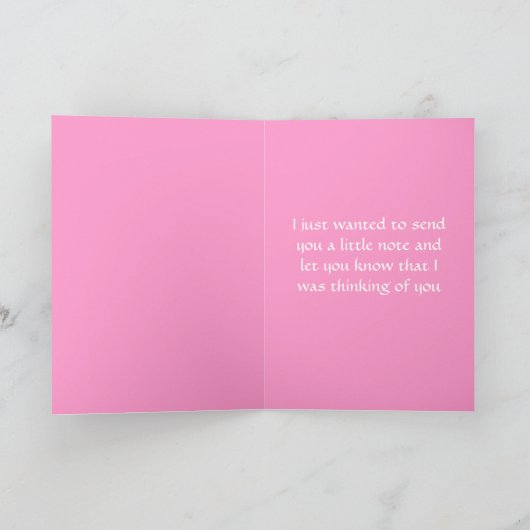 お気に入りの考える子犬のグリーティングカード カード (内部)