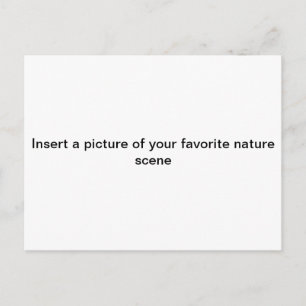 "お気に入りの自然の風景の写真を挿入" ポストカード