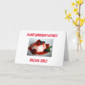 *お気に入りの誕生日がお客様にご希望の場合* イタリアンスタイル カード (黄色い花)