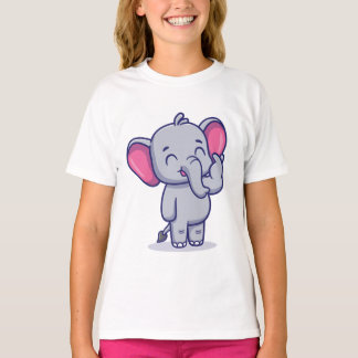 お気に入りの象を誇りを持って着よう Tシャツ
