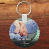 お気に入りの赤ちゃんの写真 キーホルダー (正面)