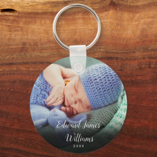 お気に入りの赤ちゃんの写真 キーホルダー (正面)