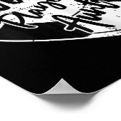 お気に入りの選手がおばさんと呼ぶサッカーハート ポスター (角)