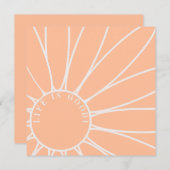 お気に入りの願い、桃と白のデイジーの花アート (正面/裏面)