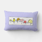 お気に入りの食べ物 ヴィンテージアート クッション (裏面)