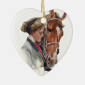 お気に入りの馬 セラミックオーナメント (右)
