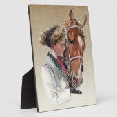 お気に入りの馬 フォトプラーク (側面)