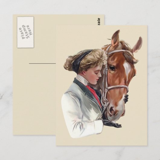 お気に入りの馬 ポストカード (正面/裏面)