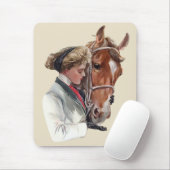 お気に入りの馬 マウスパッド (マウス)