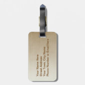 お気に入りの馬 ラゲッジタグ (裏面縦)