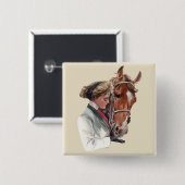 お気に入りの馬 缶バッジ (正面&裏面)