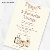 お気に入りの3つのプレゼント ガレンタインズパーティー 招待状