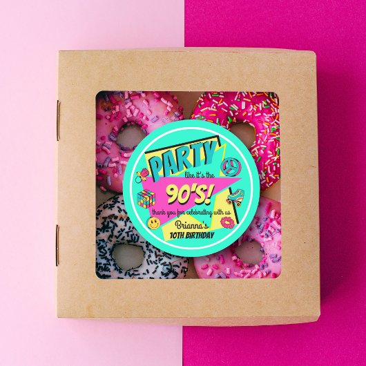 お気に入りの90歳の誕生日パーティー感謝していティール（緑がかった色）。 ラウンドシール