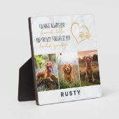 お気に入りの「さようなら、最も困難な別れ ペット追悼」メモリアル フォトプラーク (正面)