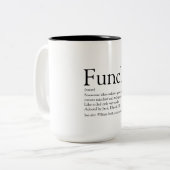 お気に入りのFuncleおじさん現代の定義 ツートーンマグカップ (正面左)