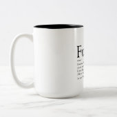 お気に入りのFuncleおじさん現代の定義 ツートーンマグカップ (左)
