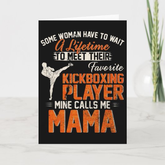 お気に入りのMMAキックボクシングの選手に呼ばれたい カード (正面)