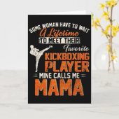 お気に入りのMMAキックボクシングの選手に呼ばれたい カード (黄色い花)