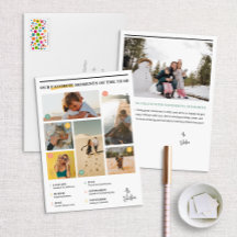 お気に入りのMoments Year in Reviewフォトホリデーカード