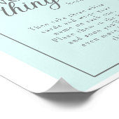 お気に入りのThingsパーティー命令の署名 ポスター (角)