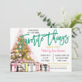 お気に入りのThings Christmasパーティの招待状 招待状 (スタンド正面)