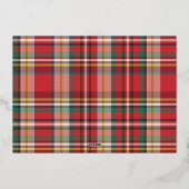 お気に入りのThings Christmas Familyイベント金ゴールド 箔シーズンカード (裏面)