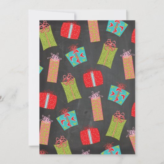 お気に入りのThings Christmas Gift Exchange 招待状 (裏面)