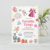 お気に入りのThings Christmas Holidaysパーティー 招待状 (スタンド正面)
