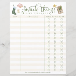 お気に入りのThings Gift Exchange Tracker