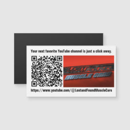 お気に入りのYoutubeチャンネルQRコード磁石