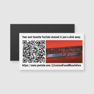 お気に入りのYoutubeチャンネルQRコード磁石