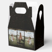 お気に入りエレガントの写真とパーソナライズされた文字 フェイバーボックス (オープン)