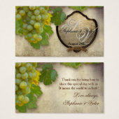 お気に入りギフトラベルDIYシャルドネグレープヴィンヤードアート (正面&裏面)