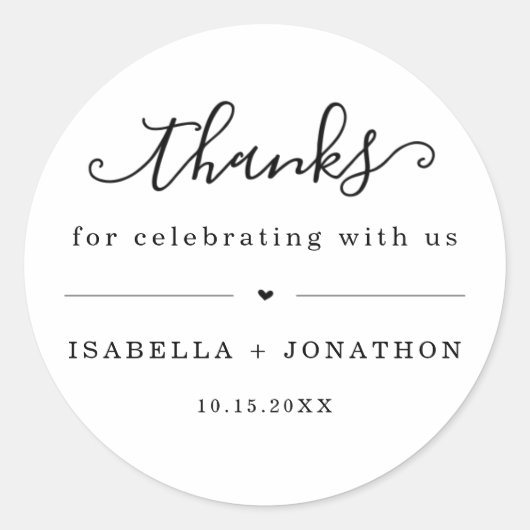 お気に入りステッカー ラウンドシール (正面)