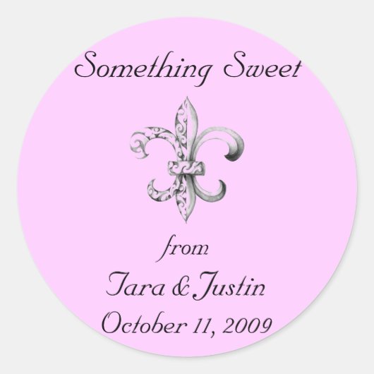 お気に入りステッカー ラウンドシール (正面)