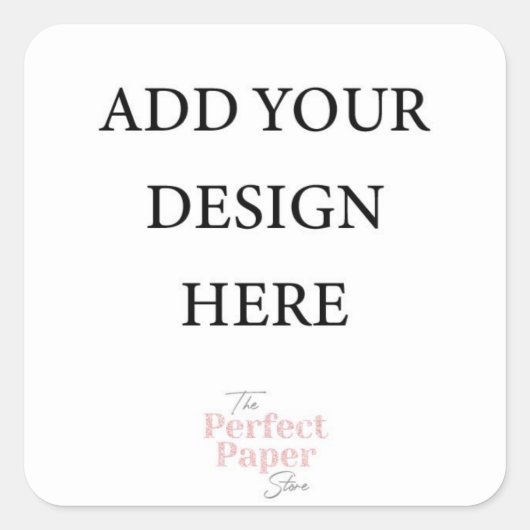 お気に入りステッカー、1.5インチ スクエアシール (正面)