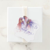 お気に入りタグ ローズピンク アブストラクト フラワーデザイン フェイバータグ (インサイチュ)