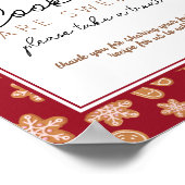 お気に入りテーブル署名Cookie交換パーティーデコール ポスター (角)