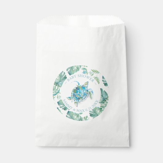 お気に入りバッグベビーシャワートロピカルウミガメ フェイバーバッグ (正面)