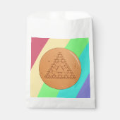 お気に入りバッグレインボーゲームダゴナマルチプルトライアングル フェイバーバッグ (正面)