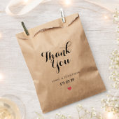 お気に入りバッグ – ありがとう フェイバーバッグ (クリップ留めされた状態)