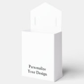 お気に入りボックスのテントスタイルの個人用白 フェイバーボックス (オープン)