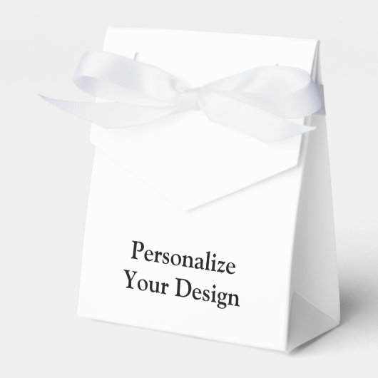 お気に入りボックスのテントスタイルの個人用白 フェイバーボックス (正面サイド)