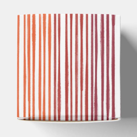 お気に入りボックスウォーターカラーレインボーストライプ フェイバーボックス (上部)