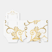 お気に入りボックスファンシー金ゴールドハート フェイバーボックス (折り畳みなし)