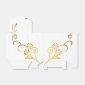 お気に入りボックスファンシー金ゴールド印刷 フェイバーボックス (折り畳みなし)