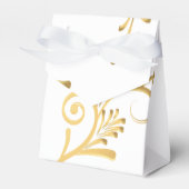 お気に入りボックスファンシー金ゴールド印刷 フェイバーボックス (正面サイド)