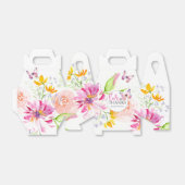 お気に入りボックスベビーシャワー蝶花模様 フェイバーボックス (折り畳みなし)