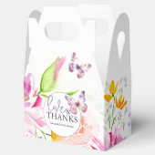 お気に入りボックス赤ちゃんシャワー紫の蝶 フェイバーボックス (オープン)