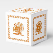 お気に入りボックス – トルコとリーフィガーランド フェイバーボックス (正面サイド)